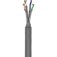 goobay Cat.6a netwerkkabel Grijs, 100 meter, S/FTP, RJ-45, Ruwe kabel