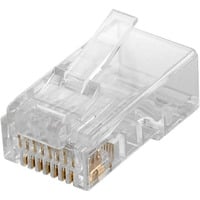 goobay RJ45 Stekker CAT 6 UTP onafgeschermd 10 stuks, voor ronde kabel