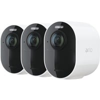Arlo Ultra 2 Spotlight camera Wit/zwart, 4K, WLAN, 3 camera's, 1x basisstation