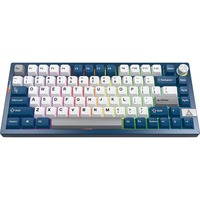 Montech Mkey Pro Freedom RGB mechanisch toetsenbord Donkerblauw, US lay-out (QWERTY), Gateron G Pro Yellow, 75%, Hot-swappable, RGB, Double-Shot PBT, USB-C | 2.4 GHz | Bluetooth 5.2