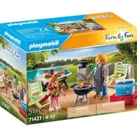 PLAYMOBIL Family Fun - Samen barbecueën Constructiespeelgoed 71427