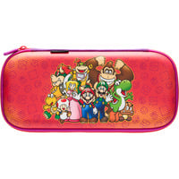 PowerA Dunne beschermhoes voor Nintendo Switch 2 - Mario en vrienden tas Zwart/geel
