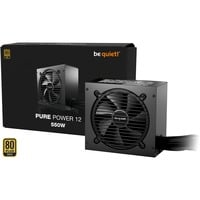 be quiet! Pure Power 12 550 watt voeding  Zwart, 2x PCIe