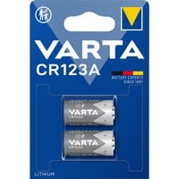 Varta Lithium Cylindrical CR123A batterij 2 stuks