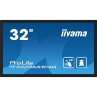 iiyama ProLite TF3239AS-B1AG 31.5" touchscreen monitor Zwart, Touch, HDMI, DisplayPort, LAN, Audio, USB, Android