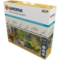GARDENA Micro-Drip-Bewatering Terras Set (30 planten) druppelaar Zwart/grijs