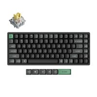 Keychron K2 Ultra 8K Wireless Custom Mechanical Keyboard Zwart, US lay-out (QWERTY), Keychron Apex Banana, 75%, RGB leds, OSA Double-shot PBT, USB-C | 2.4 GHz | Bluetooth 5.2