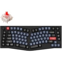 Keychron Q10-M1, toetsenbord Zwart, US lay-out, Gateron G Pro Red, Alice 75%, RGB leds, Double-shot PBT, hot swap, Knob