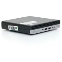 HP ProDesk 600 G4 DM Refurbished mini-pc Zwart/zilver | Core i3-8100T | UHD Graphics 630 | 8 GB | 256 GB SSD