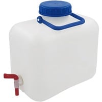 High Peak Watertank met handvat Transparant/blauw, 10 l