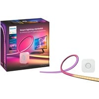 Philips Hue Starterkit - Play gradient lightstrip voor pc - 3x 24/27" led strip Zwart/wit, 3 stuks, 2000-6500K, RGB en wit