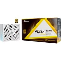 Seasonic FOCUS GX ATX3.0, 850W voeding Wit, 1x 12VHPWR, 3x PCIe, kabelmanagement