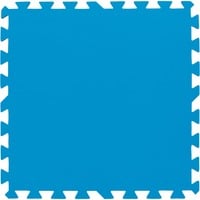 Bestway Flowclear ondertegels voor zwembad blauw 50 x 50 x 0,4 beschermfolie Blauw, 8 stuks