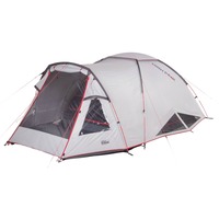 High Peak Alfena 3.0 tent Lichtgrijs/rood