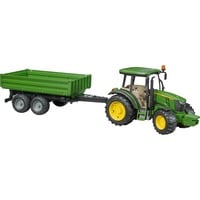 bruder John Deere 5115M met aanhanger Modelvoertuig 02108