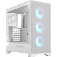 Fractal Design Pop 2 Air RGB midi tower behuizing Wit | 1x USB-A | 1x USB-C | RGB | Tempered Glass