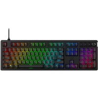 HyperX HyperX Alloy Rise, gaming toetsenbord Zwart, US lay-out, HyperX Red, RGB leds, PBT Keycaps, hot swap