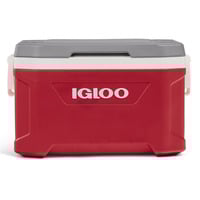 Igloo Latitude 52 Qt Cooler, 49,21 liter koelbox Rood
