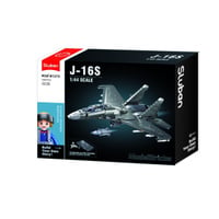 Sluban ModelBricks - J-16S Fighter Jet Constructiespeelgoed Schaal 1:44