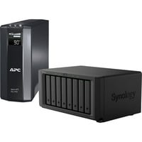Synology NAS X UPS bundel Advanced (DS1825+ & BR900G-GR) Zwart