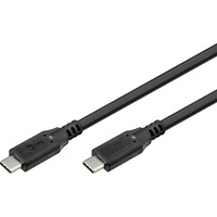 goobay USB4 Gen 2x2 kabel Zwart, 0,5 meter