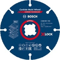 Bosch Expert X-LOCK Carbide MultiWheel doorslijpschijf, Ø 125mm