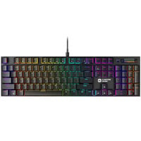 Canyon Cometstrike GK-55 RGB mechanisch gaming toetsenbord Zwart, US lay-out (QWERTY), Cherry MX Red, 100%
