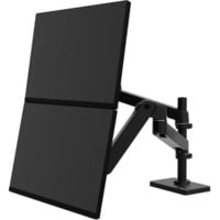 Ergotron LX Pro Dual Stacking Arm monitorarm Zwart