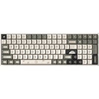 Iqunix F97 Hitchhiker Wireless Mechanical Keyboard Grijs, US lay-out (QWERTY), Cherry MX Brown, 96%, RGB leds, Hot-swappable, PBT, 2.4GHz | Bluetooth 5.1 | USB-C