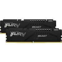 Kingston FURY 64 GB DDR5-5600 Kit werkgeheugen Zwart, KF556C36BBEK2-64, Beast, EXPO