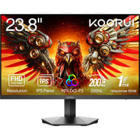 Koorui G2411P 23.8" gaming monitor Zwart, 200 Hz, HDMI, DisplayPort, AMD FreeSync Premium