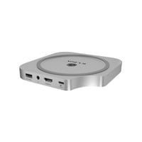 ICY BOX 7-in-1 USB Type-C DockingStation Zilver,  incl M.2 NVMe slot