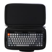 Keychron K2 / K2 Pro / K2 Max Plastic frame Keyboard Carrying Case tas Zwart