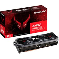 PowerColor Red Devil Radeon RX 7800 XT 16GB grafische kaart 1x HDMI, 3x DisplayPort