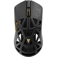 WLMouse Beast X Max V2 Wireless Gaming Mouse - Black/Gold Zwart/goud, 50 - 50.000 dpi, 8K, 2.4GHz / USB-C