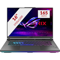 ASUS ROG Strix G16 G614PM-RV224W 16"  gaming laptop Grijs | R9 8940HX | RTX 5060 | 16 GB | 1 TB SSD