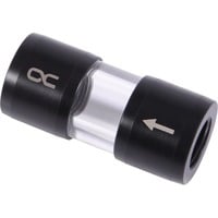 Alphacool Eiszapfen Acryl/Acetal Inline filter G1/4 inner thread Zwart/transparant