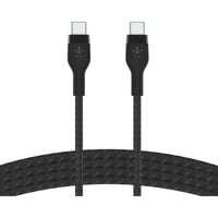 Belkin BOOSTCHARGE PRO Flex USB-C/USB-C-kabel Zwart, 2 meter