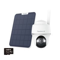 Reolink G440 + Solar Panel 2 beveiligingscamera Wit, 4K, 8MP, 4G LTE, Incl. Solar Panel 2 + 64GB micro SD-kaart 