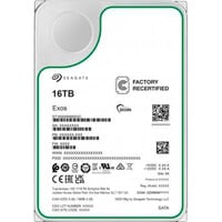 Seagate Exos 16 TB Refurbished harde schijf SATA 6 Gb/s, 3,5"