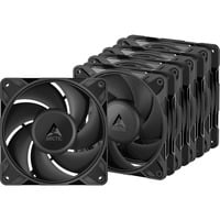 ARCTIC P12 Pro PST case fans Zwart, 5 stuks, 120 x 120 x 25 mm, PWM