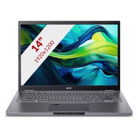 Acer Aspire 14 A14-51M-50AQ 14"  laptop Grijs | Ultra 5 120U | Intel Graphics | 32 GB | 512 GB SSD