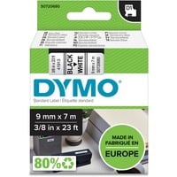 Dymo D1 Standard 9mm x 7m labelprinter-tape printlint 