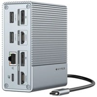 Hyper HyperDrive GEN2 12-in-1 USB-C Docking Station Zilver
