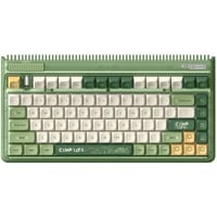Iqunix OG80 Camping Wireless Mechanical Keyboard Groen, US lay-out (QWERTY), IQUNIX Moonstone, 80% (TKL), RGB leds, Hot-swappable, PBT, 2.4GHz | Bluetooth 5.1 | USB-C