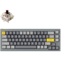 Keychron Q2-D3, toetsenbord Grijs, US lay-out, Gateron G Pro Brown, RGB leds, 65%, PBT, hot swap