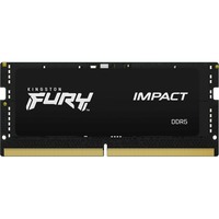 Kingston FURY Impact 16 GB DDR5-5600 (1x 16 GB) laptopgeheugen Zwart, KF556S40IB-16, SO-DIMM