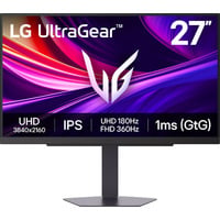 LG UltraGear 27G810A-B 27" 4K Ultra HD gaming monitor Zwart, 1x DisplayPort, 2x HDMI, 2x USB-A, 180 Hz / 360 Hz