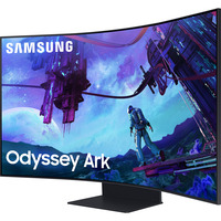 Samsung Odyssey Ark G97NC 55" 4K Ultra HD curved gaming monitor Zwart, 1x DisplayPort, 3x HDMI, 2x USB-C, 2x USB-A, 1x RJ-45, 165 Hz, Wi-Fi 5, BT