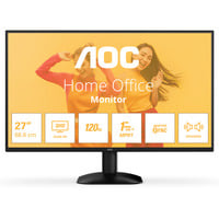 AOC Q27B35S3 27" monitor Zwart, 120 Hz, HDMI, DisplayPort